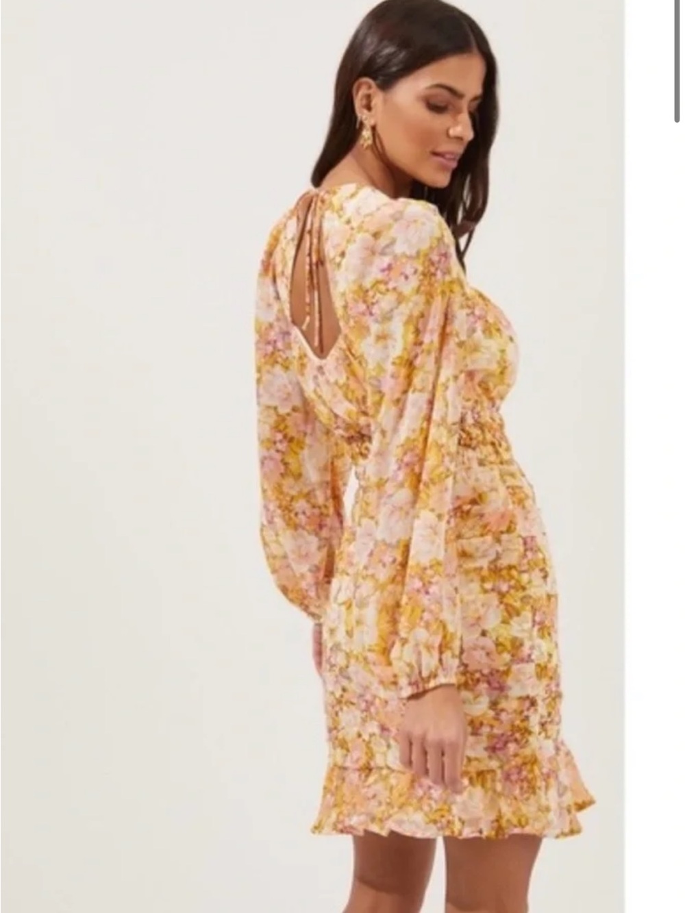 ASTR The Label Smocked Waist Mini